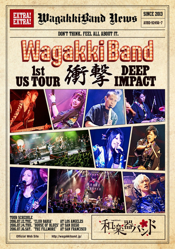 (DVD) Wagakki Band 1st US Tour Shogeki - DEEP IMPACT - [Limited Edition] Animate International