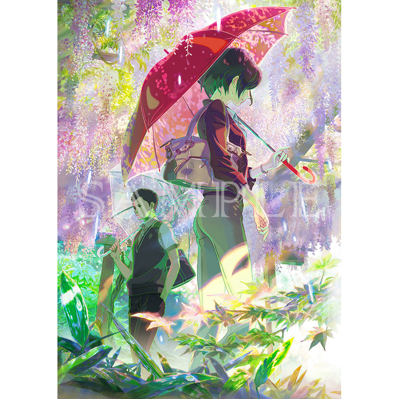 (Goods - High Resolution Print) The Garden of Words ”Wisteria Trellis" Chara Fine Character Acrylic Art Collection