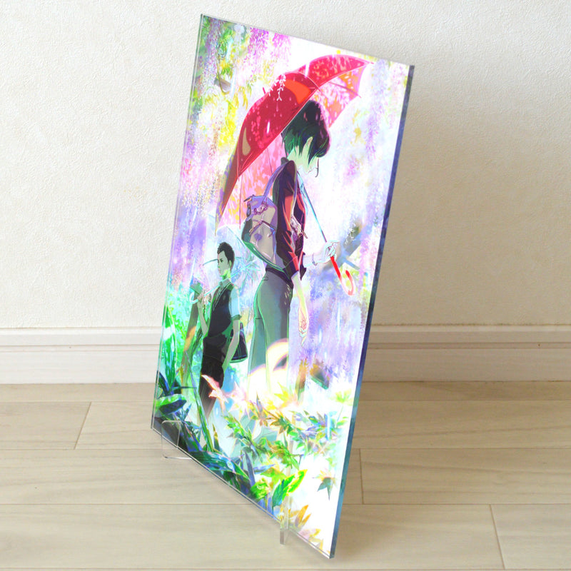 (Goods - High Resolution Print) The Garden of Words ”Wisteria Trellis" Chara Fine Character Acrylic Art Collection