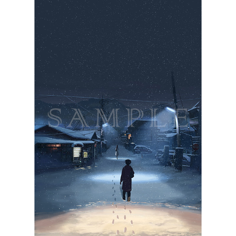 (Goods - High Resolution Print) 5 Centimeters Per Second Chara Fine Character Acrylic Art Collection "Cherry Blossom"
