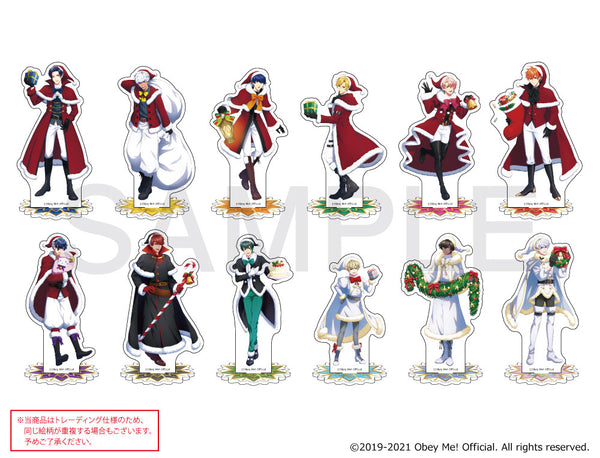 [※Blind](Goods - Stand Pop) Obey Me! x mixx garden Devil's Night Christmas Trading Acrylic Stand Animate International