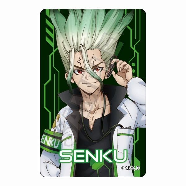 (Goods - Sticker) Dr. STONE Cyberpunk IC Card Sticker Senku Ishigami