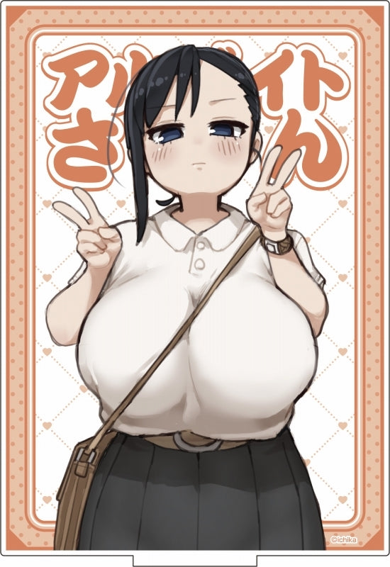 (Goods - Stand Pop) Sushi Gaki Acrylic Art Stand ②Arubaito-san