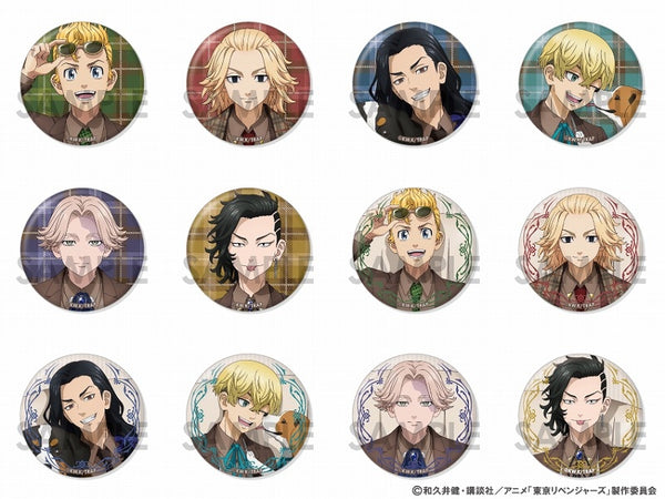 (1BOX=12)(Goods - Badge) Tokyo Revengers Trading Button Badge ~buddy Dog~ {Bonus: Badge}
