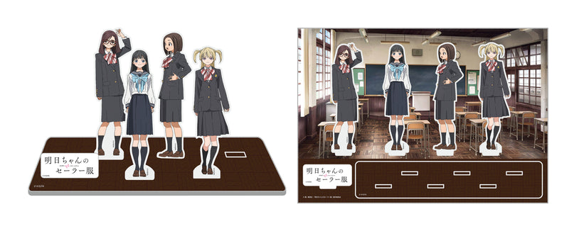 (Goods - Stand Pop) Akebi's Sailor Uniform Roubai Academy 1st Year Class 3 Assembly Acrylic Diorama - Animate International