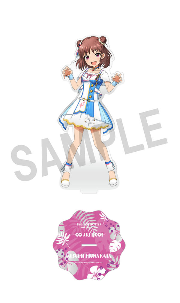 (Goods) The Idolmaster Cinderella Girls Go Just Go! BIG Acrylic Figure (Atsumi Munakata) Animate International