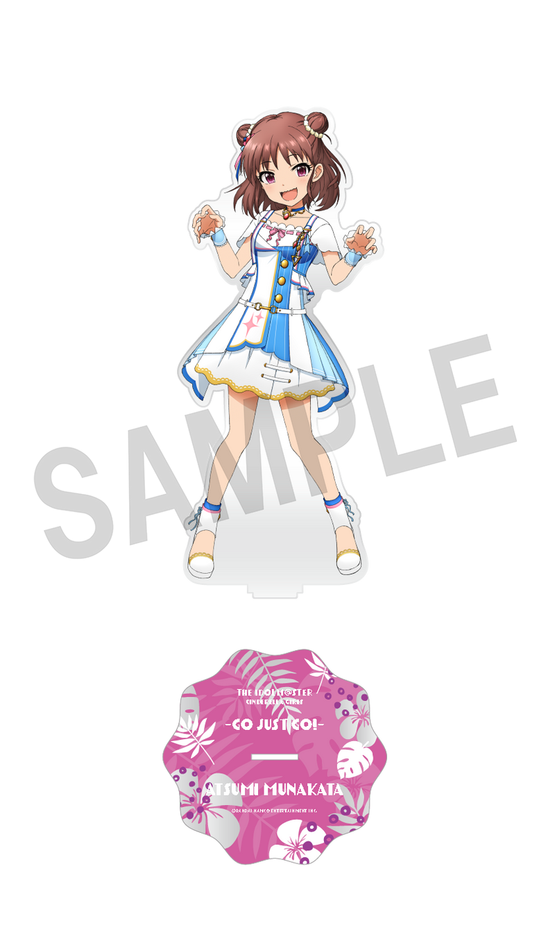 (Goods) The Idolmaster Cinderella Girls Go Just Go! BIG Acrylic Figure (Atsumi Munakata) Animate International