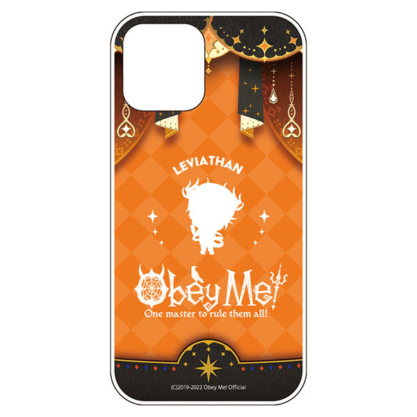 (Goods - Smartphone Accessory) Obey Me! Smartphone Case Dance Stage Chibi Silhouette iPhone13 Air Cushion Technology Soft Clear Leviathan