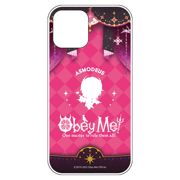 (Goods - Smartphone Accessory) Obey Me! Smartphone Case Dance Stage Chibi Silhouette iPhone13 Air Cushion Technology Soft Clear Asmodeus