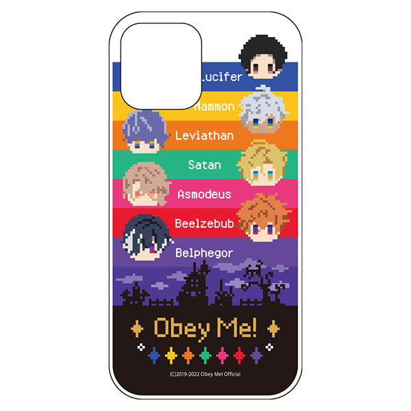 (Goods - Smartphone Accessory) Obey Me! Smartphone Case Obey Me! Pixel Art iPhone13 Air Cushion Technology Soft Clear