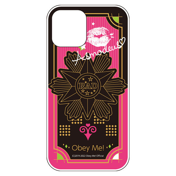(Goods - Smartphone Accessory) Obey Me! Smartphone Case RAD Character Autograph iPhone13Pro Air Cushion Technology Soft Clear Asmodeus