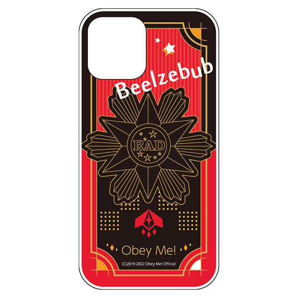 (Goods - Smartphone Accessory) Obey Me! Smartphone Case RAD Character Autograph iPhone13Pro Air Cushion Technology Soft Clear Beelzebub