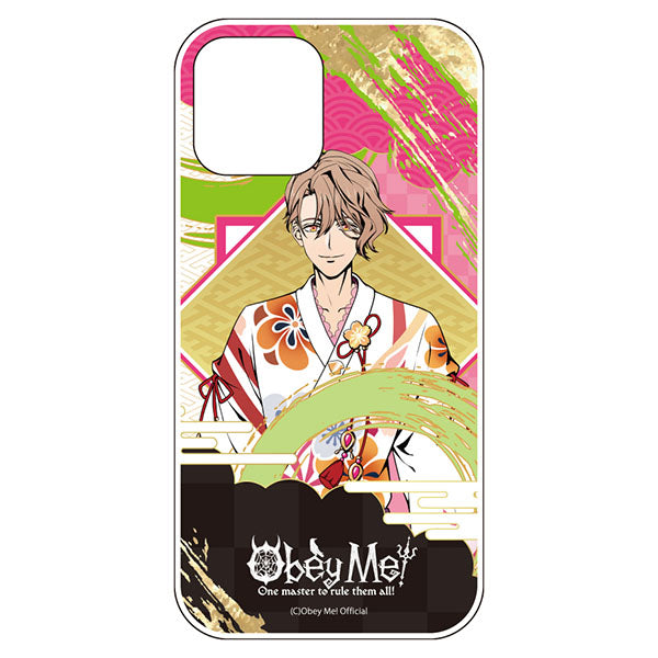 (Goods - Smartphone Accessory) Obey Me! Smartphone Case Key Visual Kimono Ver. iPhone12/12Pro Soft Clear Asmodeus
