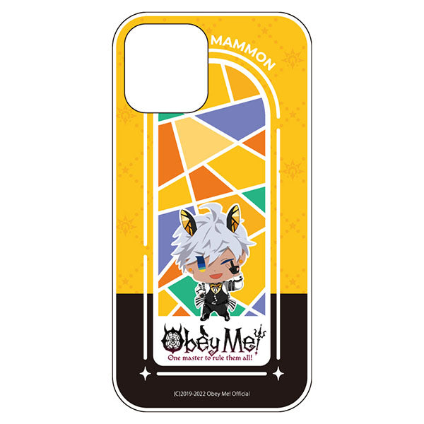 (Goods - Smartphone Accessory) Obey Me! Smartphone Case Chibi Stained Glass iPhone12ProMax Soft Clear Mammon