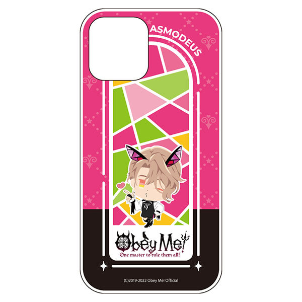 (Goods - Smartphone Accessory) Obey Me! Smartphone Case Chibi Stained Glass iPhone12ProMax Soft Clear Asmodeus