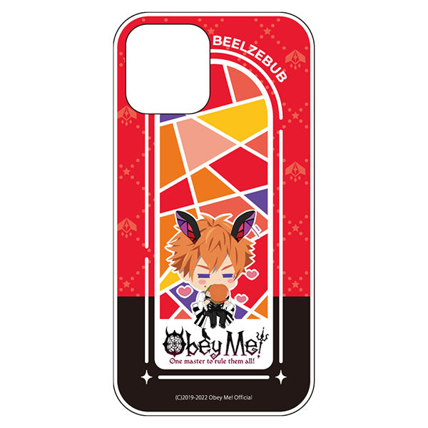 (Goods - Smartphone Accessory) Obey Me! Smartphone Case Chibi Stained Glass iPhone12ProMax Soft Clear Beelzebub