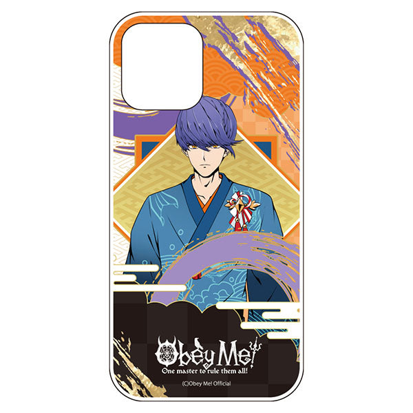(Goods - Smartphone Accessory) Obey Me! Smartphone Case Key Visual Kimono Ver. iPhone12mini Soft Clear Leviathan