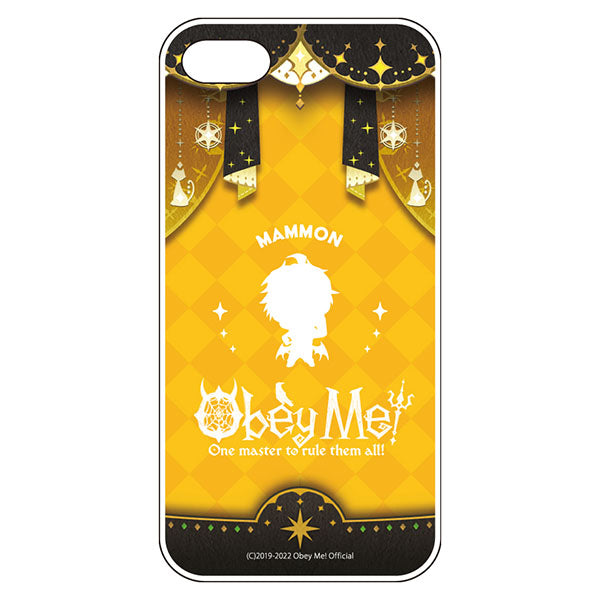(Goods - Smartphone Accessory) Obey Me! Smartphone Case Dance Stage Chibi Silhouette iPhoneSE3/SE2/8/7 Soft Clear Mammon