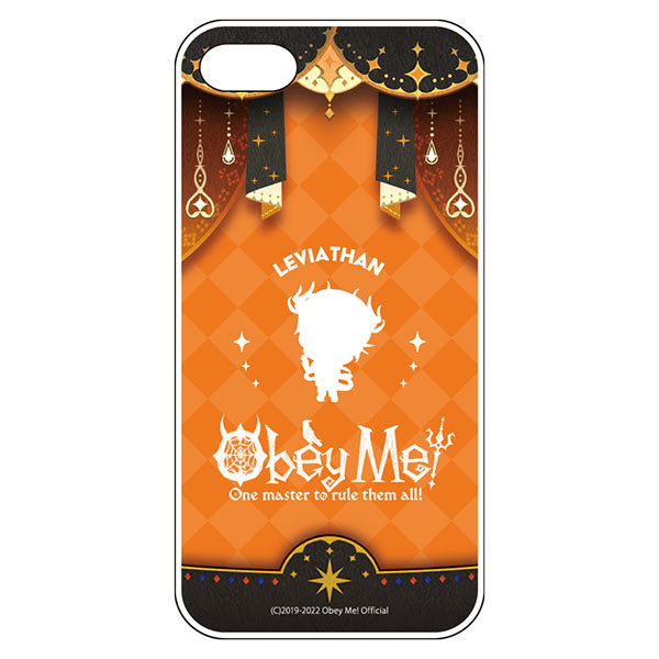 (Goods - Smartphone Accessory) Obey Me! Smartphone Case Dance Stage Chibi Silhouette iPhoneSE3/SE2/8/7 Soft Clear Leviathan