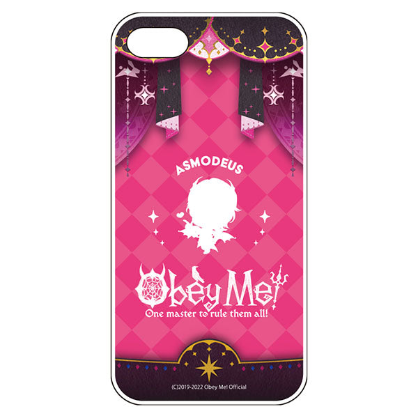 (Goods - Smartphone Accessory) Obey Me! Smartphone Case Dance Stage Chibi Silhouette iPhoneSE3/SE2/8/7 Soft Clear Asmodeus