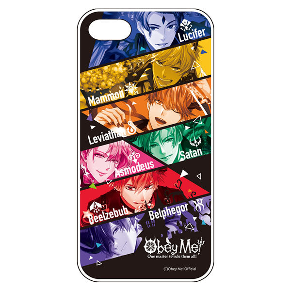 (Goods - Smartphone Accessory) Obey Me! Smartphone Case Obey Me! 7 Demon Brothers 7 Colors Ver. iPhoneSE3/SE2/8/7 Soft Clear