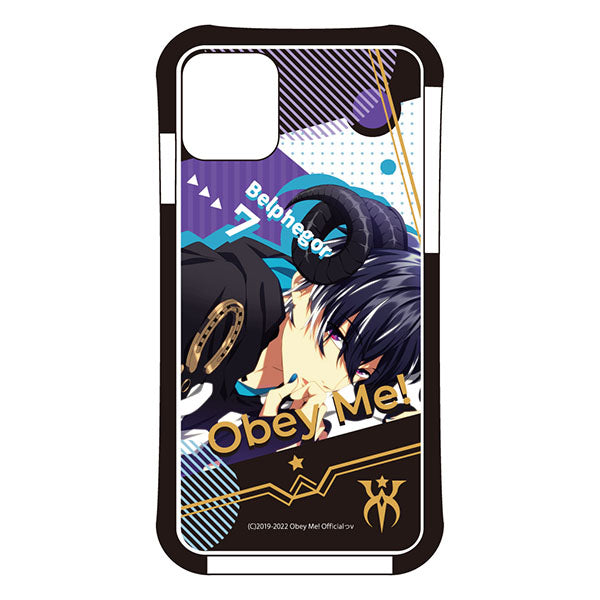 (Goods - Smartphone Accessory) Obey Me! Smartphone Case Key Visual Demon Ver. iPhone11 Air Cushion Technology Hybrid Clear Belphegor
