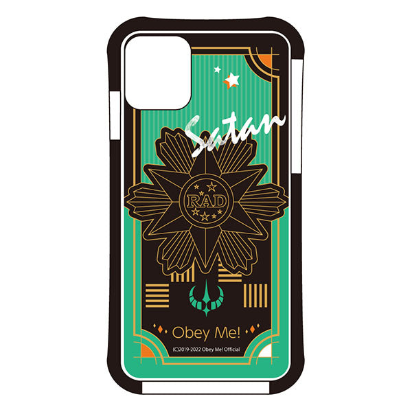 (Goods - Smartphone Accessory) Obey Me! Smartphone Case RAD Character Autograph iPhone11 Air Cushion Technology Hybrid Clear Satan