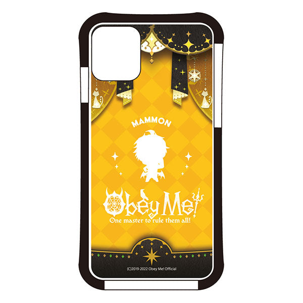 (Goods - Smartphone Accessory) Obey Me! Smartphone Case Dance Stage Chibi Silhouette iPhone11 Air Cushion Technology Hybrid Clear Mammon