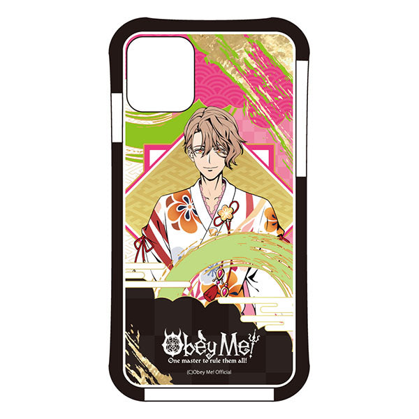 (Goods - Smartphone Accessory) Obey Me! Smartphone Case Key Visual Kimono Ver. iPhone11 Air Cushion Technology Hybrid Clear Asmodeus