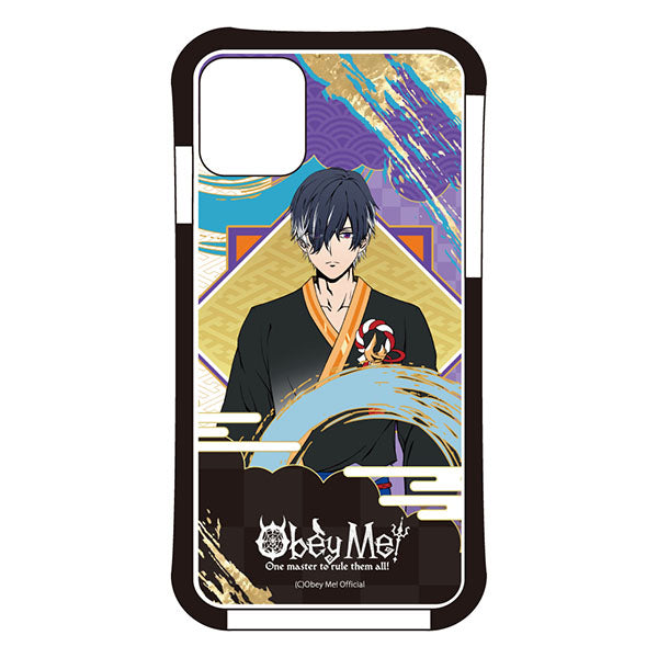 (Goods - Smartphone Accessory) Obey Me! Smartphone Case Key Visual Kimono Ver. iPhone11 Air Cushion Technology Hybrid Clear Belphegor