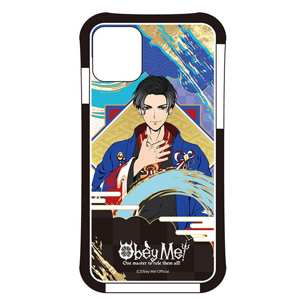 (Goods - Smartphone Accessory) Obey Me! Smartphone Case Key Visual Kimono Ver. iPhone11Pro Air Cushion Technology Hybrid Clear Lucifer