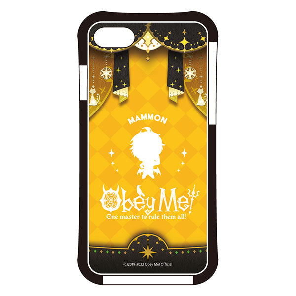 (Goods - Smartphone Accessory) Obey Me! Smartphone Case Dance Stage Chibi Silhouette iPhoneSE3/SE2/8/7 Air Cushion Technology Hybrid Clear Mammon