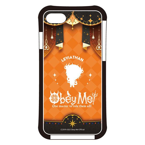 (Goods - Smartphone Accessory) Obey Me! Smartphone Case Dance Stage Chibi Silhouette iPhoneSE3/SE2/8/7 Air Cushion Technology Hybrid Clear Leviathan