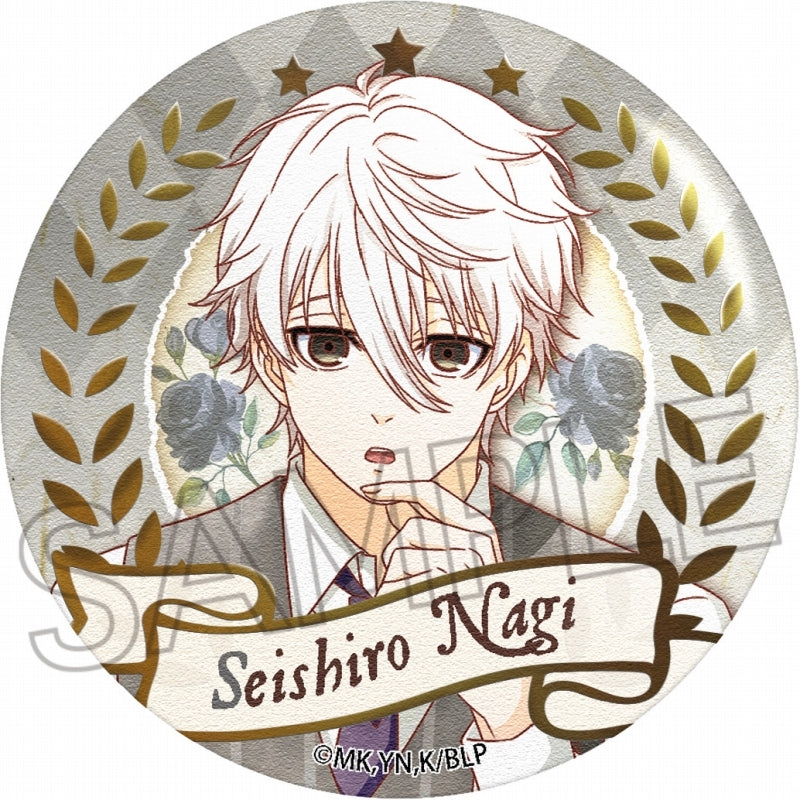 (Goods - Badge) Blue Lock Vintage Series - Throne - Foil Embossed Washi Paper Button Badge Seishiro Nagi