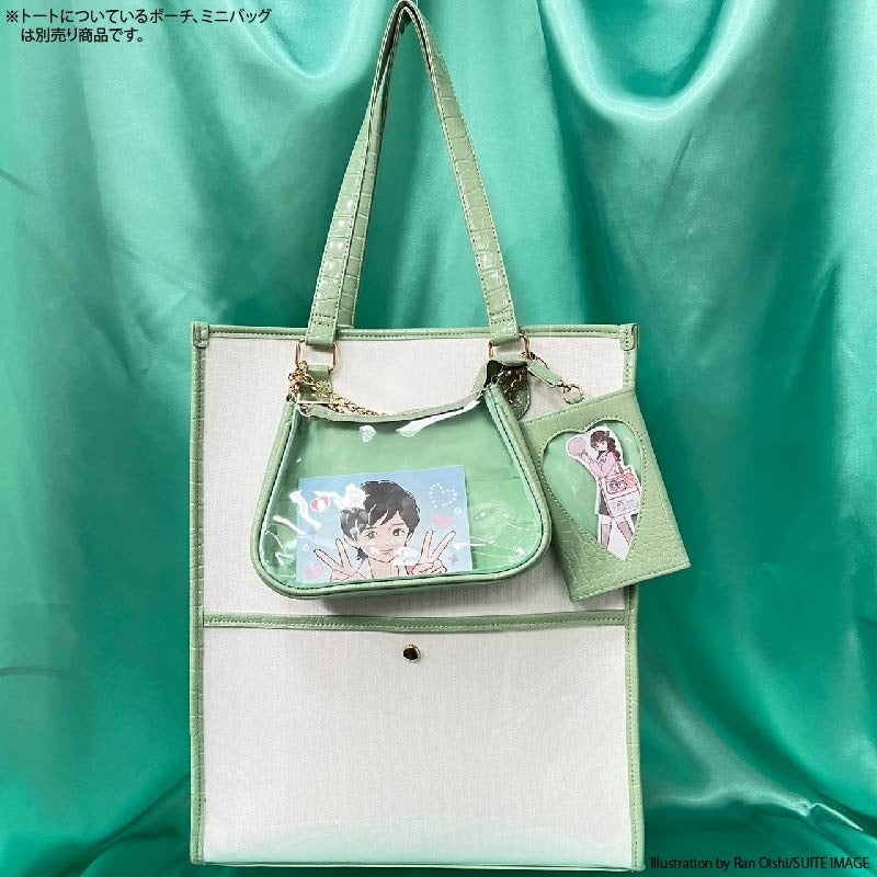 (Goods - Bag) Oshikatsu Sansen Tote Bag Green [OSHI LAB]