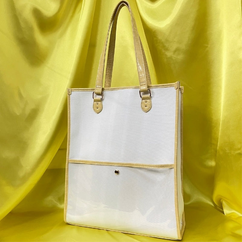 (Goods - Bag) Oshikatsu Sansen Tote Bag Yellow [OSHI LAB]