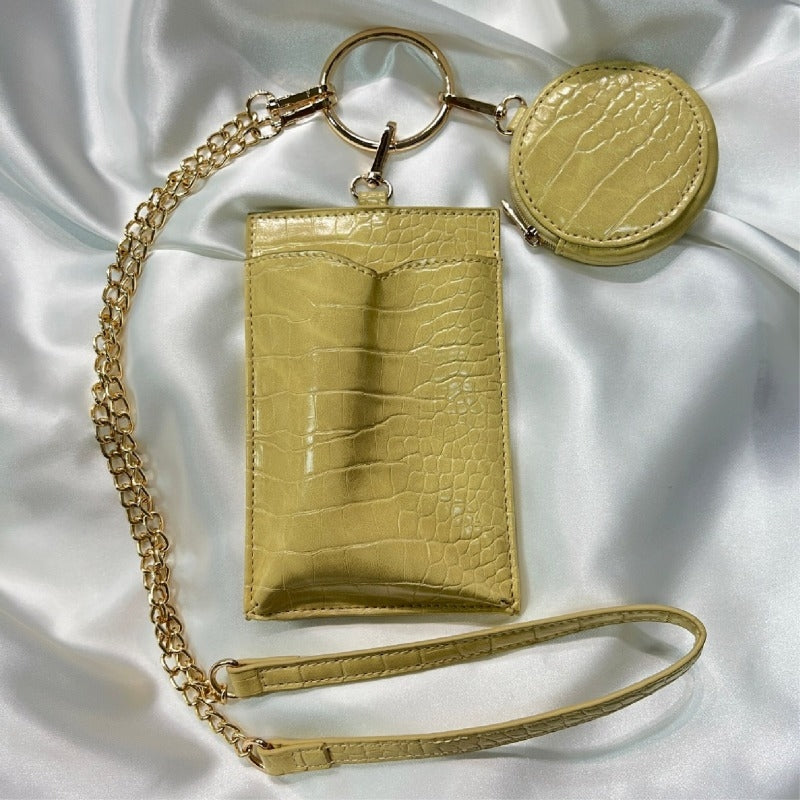 (Goods - Bag) Oshikatsu Sansen Multi Chain Bag Yellow [OSHI LAB]