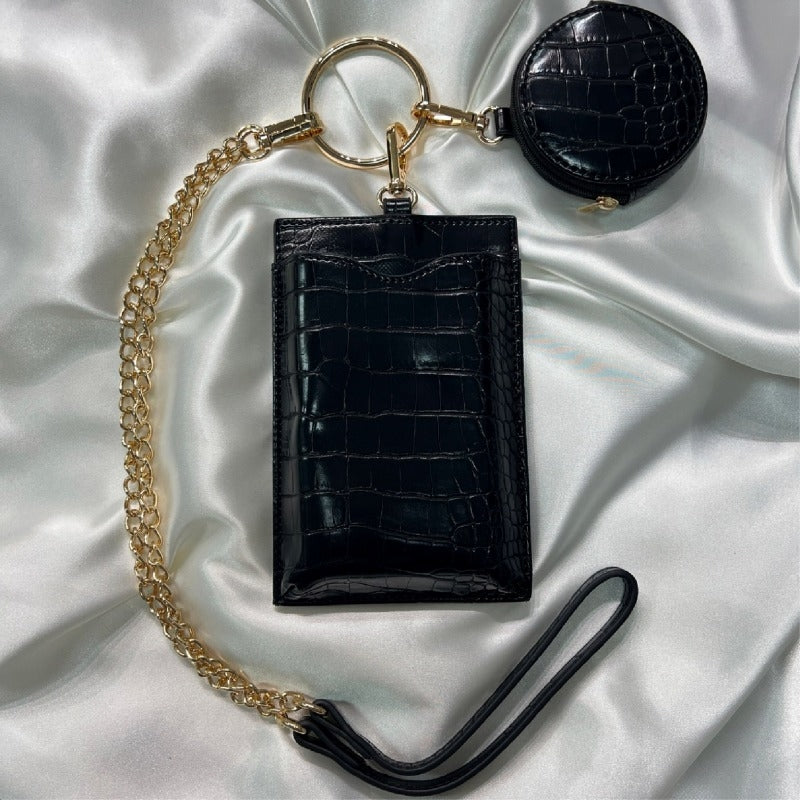(Goods - Bag) Oshikatsu Sansen Multi Chain Bag Black [OSHI LAB]