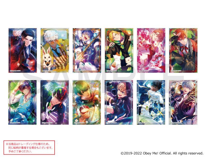 [※Blind](Goods - Card) Obey Me! x mixx garden Card Petit Collection Trading Acrylic Card
