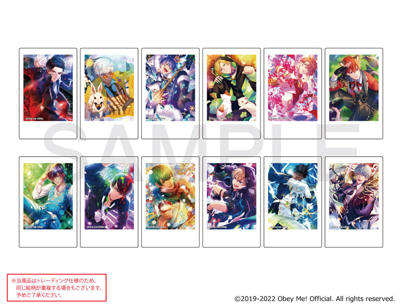 [※Blind](Goods - Bromide) Obey Me! x mixx garden Card Petit Collection Trading Instant Photo