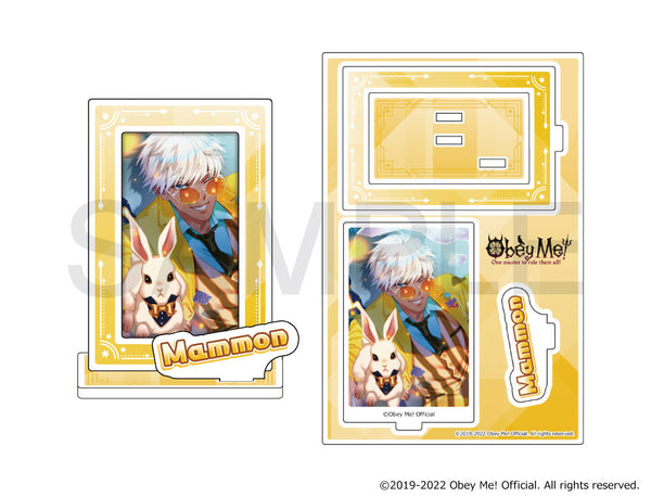 (Goods - Stand Pop) Obey Me! x mixx garden Card Petit Collection Frame Acrylic Stand (Mammon)