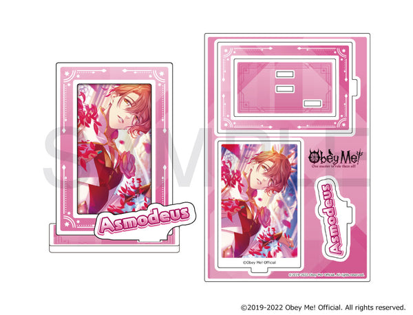 (Goods - Stand Pop) Obey Me! x mixx garden Card Petit Collection Frame Acrylic Stand (Asmodeus)