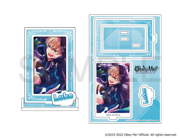 (Goods - Stand Pop) Obey Me! x mixx garden Card Petit Collection Frame Acrylic Stand (Luke)