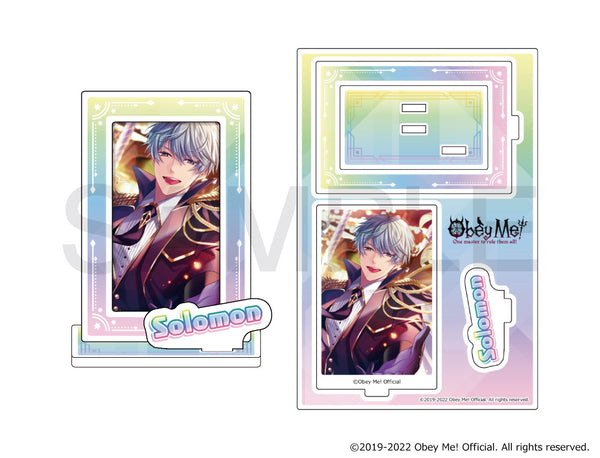 (Goods - Stand Pop) Obey Me! x mixx garden Card Petit Collection Frame Acrylic Stand (Solomon)