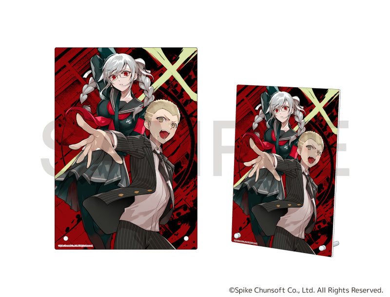 (Goods - Board) Danganronpa 2: Goodbye Despair x mixx garden Acrylic Art Panel (TCB/Fuyuhiko Kuzuryu & Peko Pekoyama)