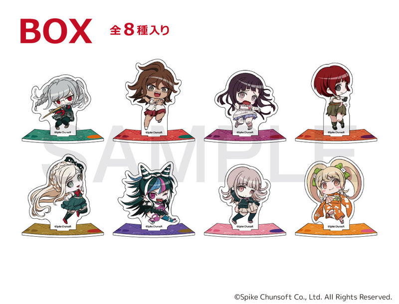 (1BOX=8)(Goods - Stand Pop) Danganronpa 2: Goodbye Despair Chibitto Step Acrylic Stand B BOX