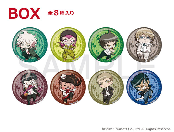 (1BOX=8)(Goods - Badge) Danganronpa 2: Goodbye Despair Chibitto Step Button Badge A BOX