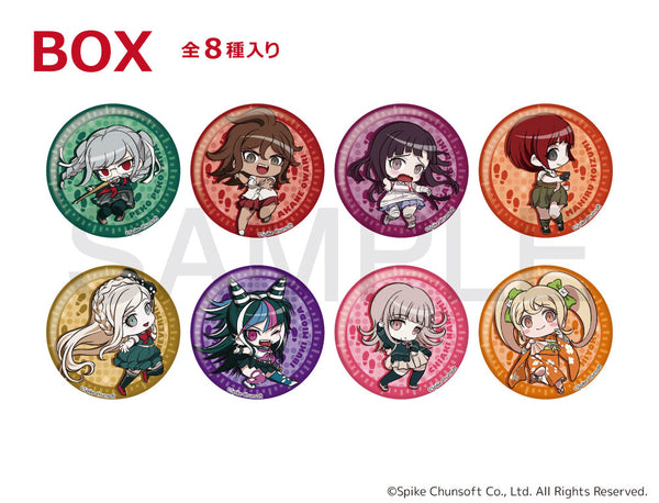 (1BOX=8)(Goods - Badge) Danganronpa 2: Goodbye Despair Chibitto Step Button Badge B BOX