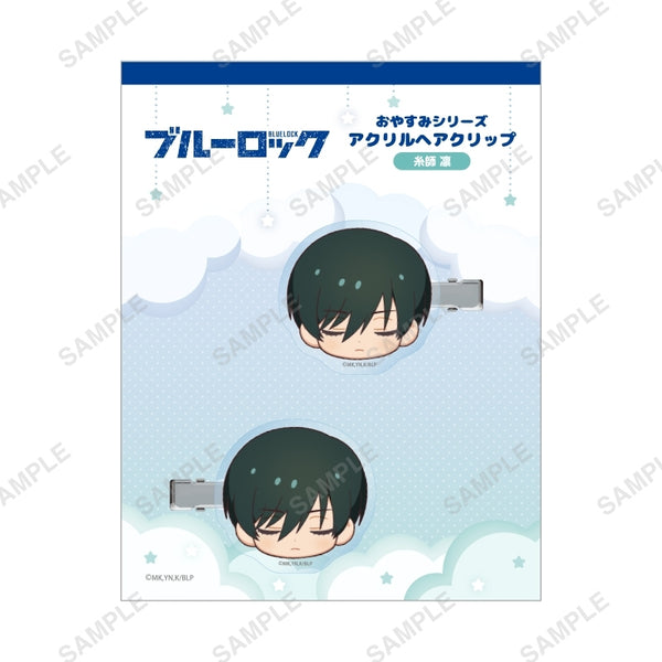(Goods - Hair Clip) Blue Lock Oyasumi Blue Lock Series Hair Clip (Rin Itoshi)