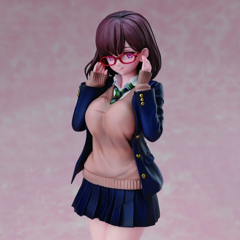 (Bishojo Figure) Daiki Kase Illustration "Glasses JK" Complete Figure